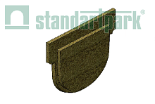 Заглушка полимербетонная ЗЛВ-20.29.33-П-П 6751, Стандартпарк